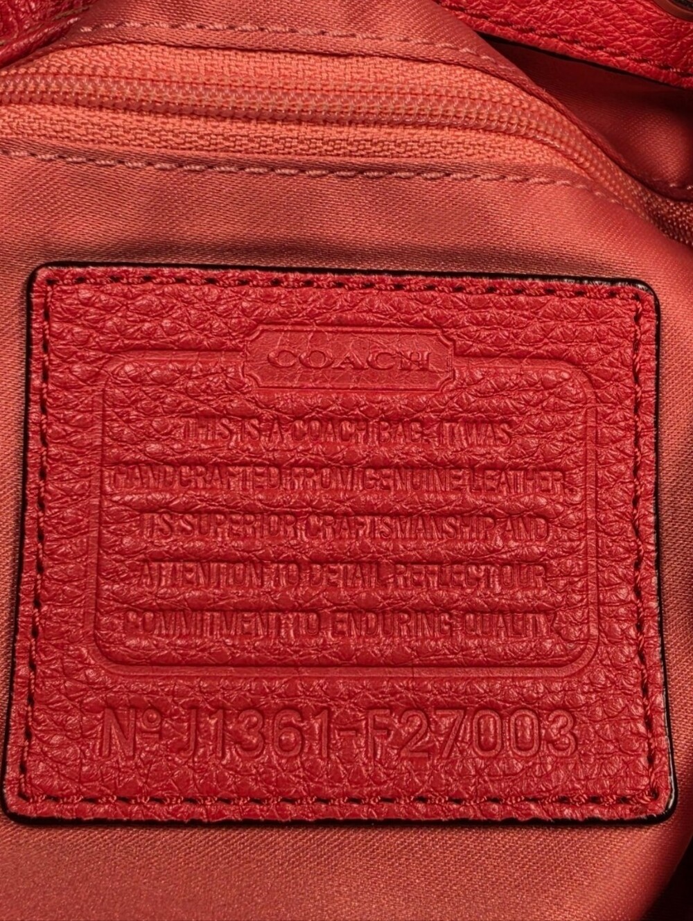 Coach Avery Leather Drawstring Bucket Bag w/ Tassel (Retail $358) - Picture 15 of 16